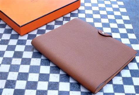 hermes ulysse leather notebook